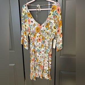 Floral Swimsuit Cover